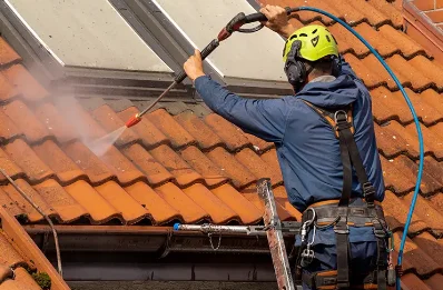 Démoussage et hydrofuge de toiture à Ifs
